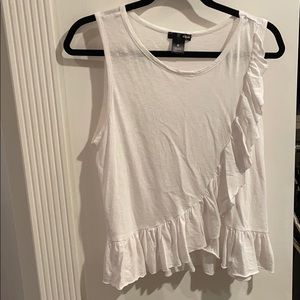 White Aqua elegant tank top.